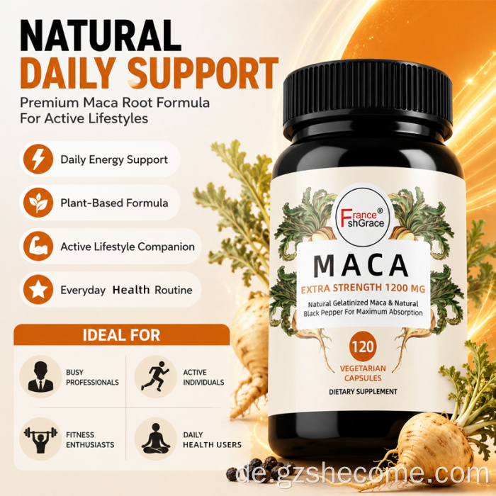 Shecome Support Energy Maca Kapseln Penisvergrößerungspillen